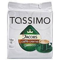 Капсулы Tassimo Jacobs Cafe Crema Classico, Тассимо Кафе Крема 16 шт