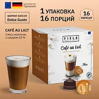 Капсулы Field DG Caffe Au Lait 16 шт